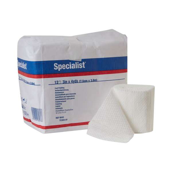 Specialistu00ae White Cotton / Rayon Undercast Cast Padding, 3 Inch x 4 Yard Product Image