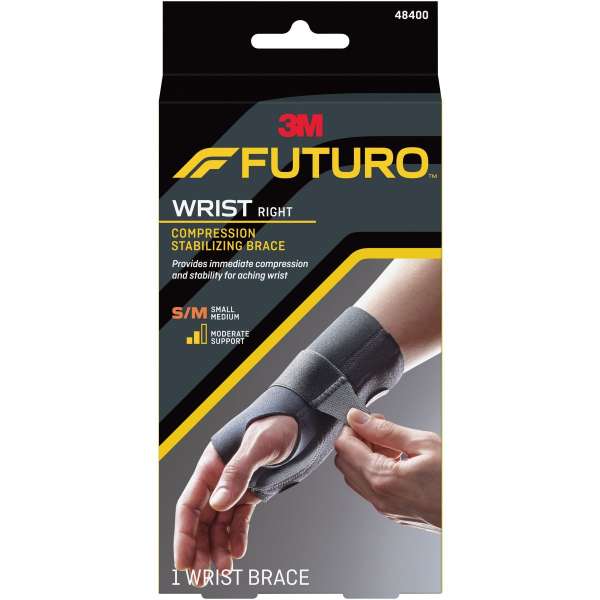 3Mu2122 Futurou2122 Compression Stabilizing Right Wrist Brace, Small/Medium Product Image