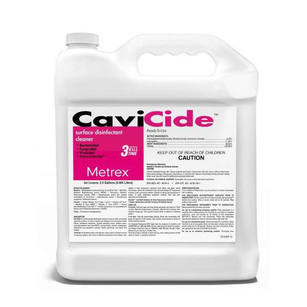 CaviCide Surface Disinfectant, Alcohol Based, 2.5-gallon jug Product Image