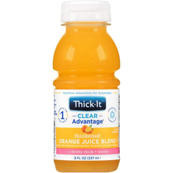 Thick-Itu00ae Clear Advantageu00ae Nectar Consistency Orange Thickened Beverage Product Image