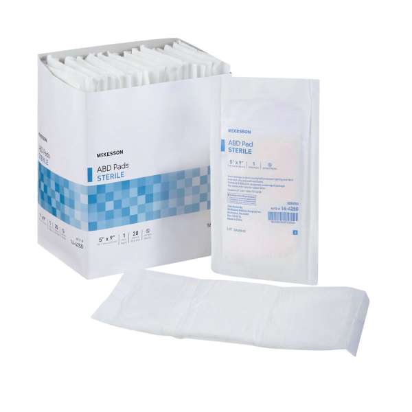 McKesson Sterile Abdominal Pad, 5 x 9 Inch Product Image
