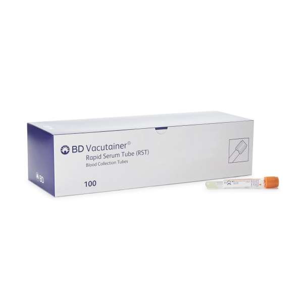 TUBE, BLD COL CLOT ORG 5ML PETVACUTAINER (100/BX 10BX/CS) Product Image