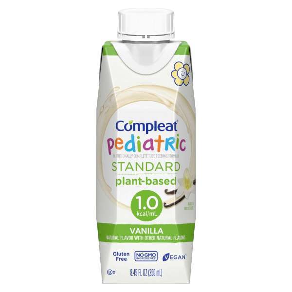 Compleatu00ae Pediatric Standard Plant-Based 1.0 Cal Tube Feed Formula, Vanilla Product Image