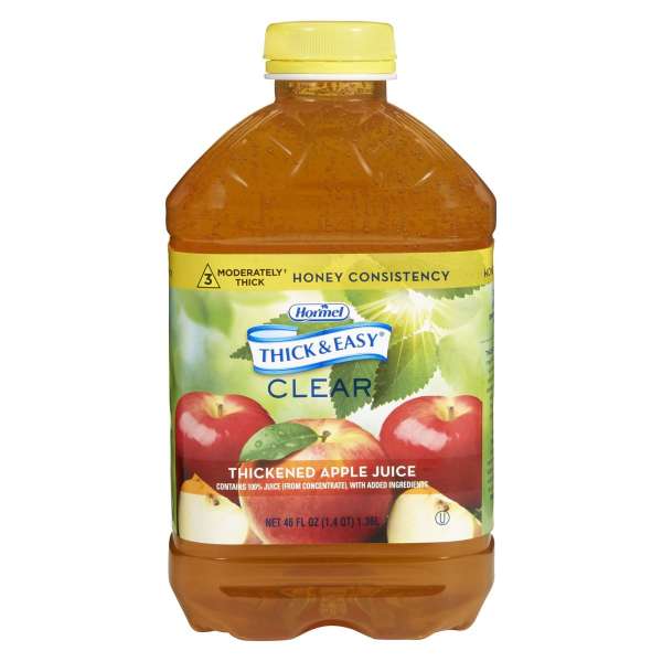 Thick & Easyu00ae Honey Consistency Apple Thickened Beverage, 46-ounce bottle Product Image
