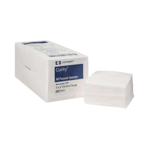 Curityu2122 Nonwoven Sponge, 3 x 3 Inch, 4-Ply Product Image