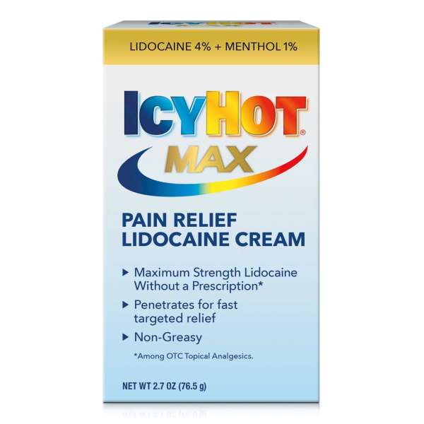 Icy Hot Lidocaine Pain Relief Cream Product Image