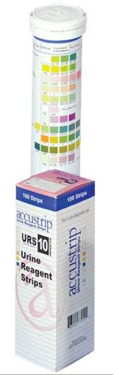 Accustripu00ae Urine Reagent Strips, General Chemistry Product Image