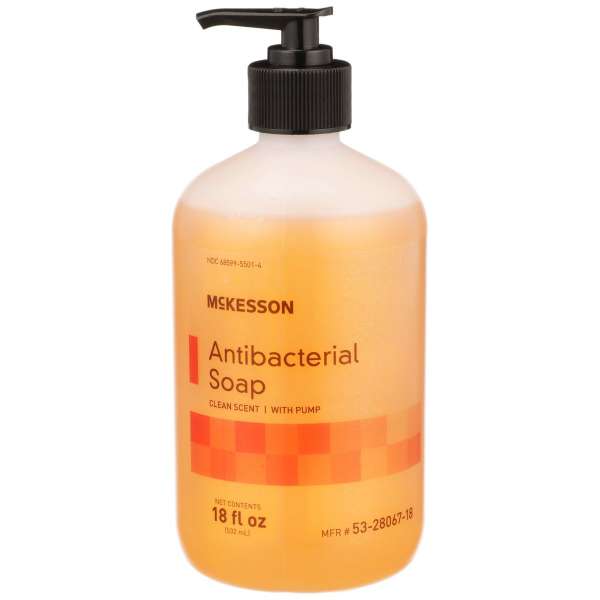 McKesson Clean Scent Antibacterial Soap, 18-ounce bottle Product Image