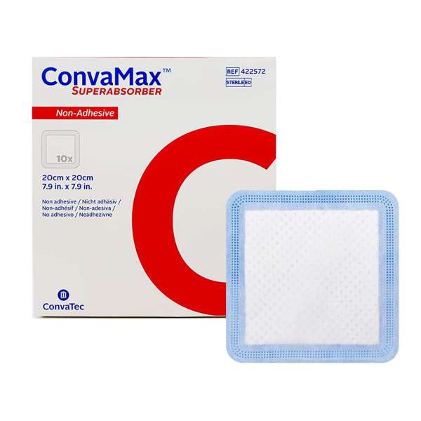 ConvaMaxu2122 Superabsorber Super Absorbent Dressing, 8 x 8 Inch Product Image