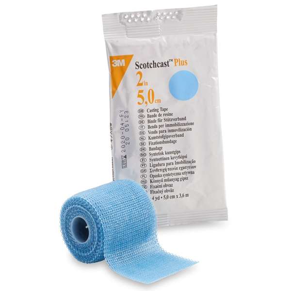 3Mu2122 Scotchcastu2122 Plus Light Blue Cast Tape, 2 Inch x 4 Yard Product Image