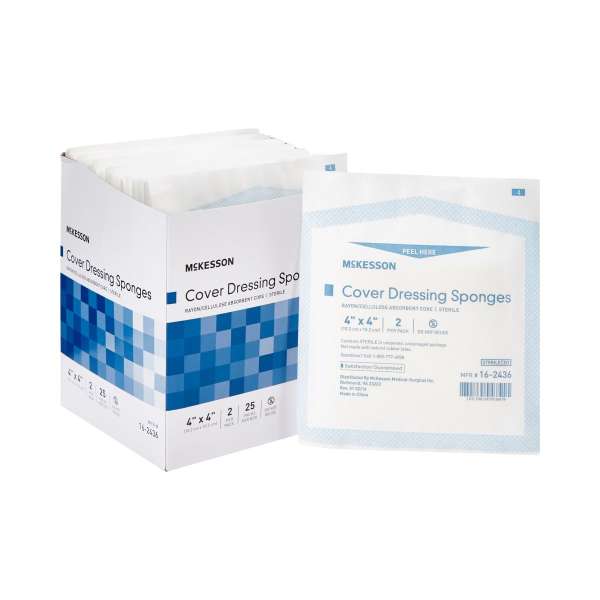McKesson Sterile Nonwoven Sponge, 4 x 4 Inch Product Image
