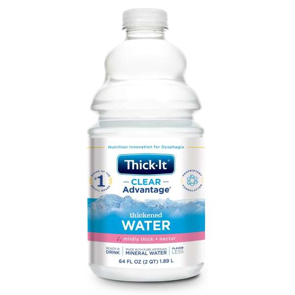 Thick-Itu00ae Clear Advantageu00ae Nectar Consistency Thickened Water, 64-ounce Bottle Product Image