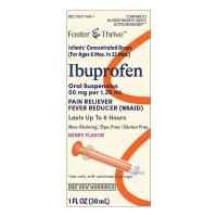 Foster & Thriveu2122 Ibuprofen 50 mg Per 1.25 mL Infants' Concentrated Drops Berry Product Image