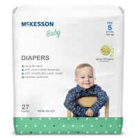 McKesson Baby Diaper, Size 5 for Toddlers weighing 27+ lbs. Product Image