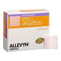 Allevyn Gentle Border Silicone Foam Dressing, 2 x 2 Inch Product Image