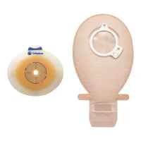 SenSurau00ae Click 2-Piece Closed End Opaque Ostomy Pouch, Green Match Product Image