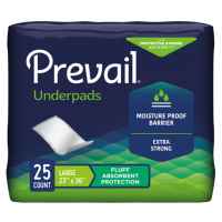 Prevailu00ae Total Careu2122 Fluff Underpads, Large Product Image