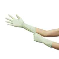 Gammexu00ae Non-Latex PI Green Polyisoprene Surgical Glove, Size 6.5, Light Green Product Image