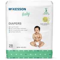 McKesson Baby Diapers, Size 3 for Babies weighing 16 u2013 28 lbs. Product Image