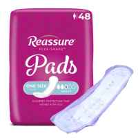 PAD, INCONT HEAVY REASSURE FLEX SHAPE (48/BG 4BG/CS) Product Image