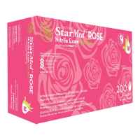 StarMedu00ae Rose Nitrile Exam Glove, Medium, Pink Product Image